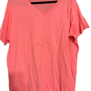 Zenana Outfitters Coral V-Neck Top